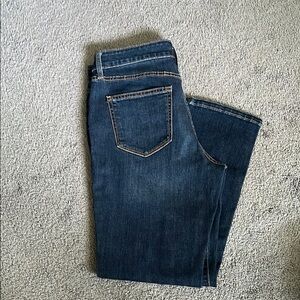 St. John's Bay Blue Straight Leg Jeans with Classic Indigo Wash